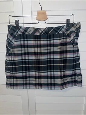 Columbia Titanium Plaid Mini Skort Black Pink